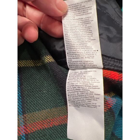 Mens Old Navy Plaid Shacket XL - Picture 4 of 6